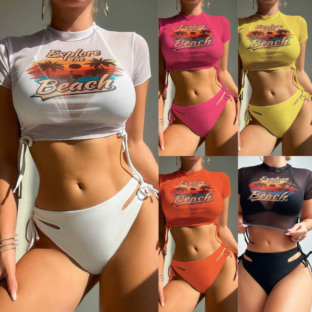 Set, swimwear, 3 piece set, Aliexpress, Amazon, Russia