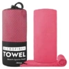Rose red round cylinder bag
