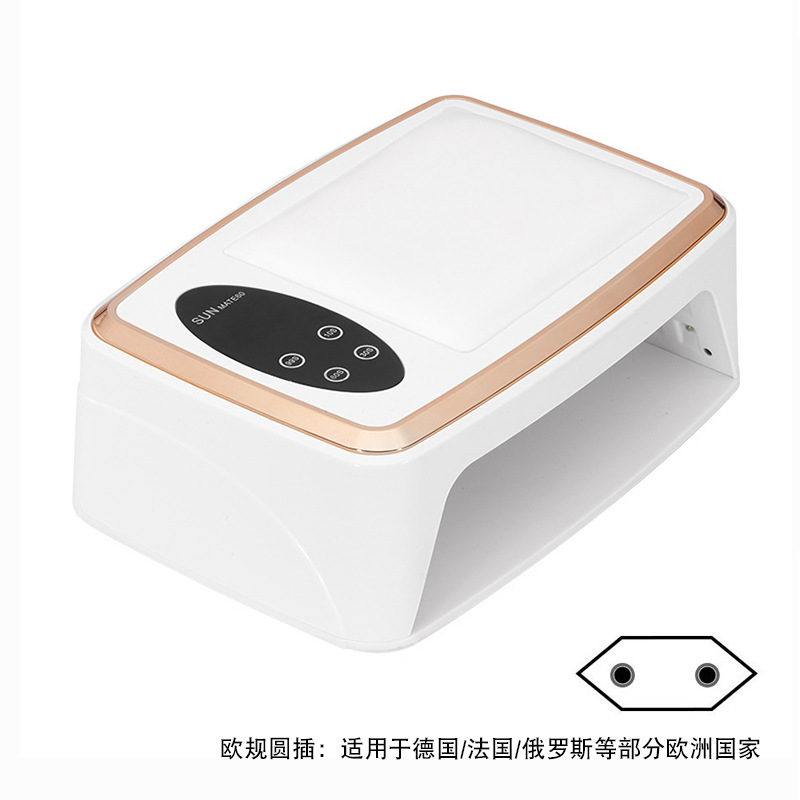 Almohada de mano Lámpara de uñas Máquina de uñas para hornear Lámpara especial de tienda de uñas de alta potencia Lámpara de fototerapia de dos manos Lámpara de uñas para hornear
