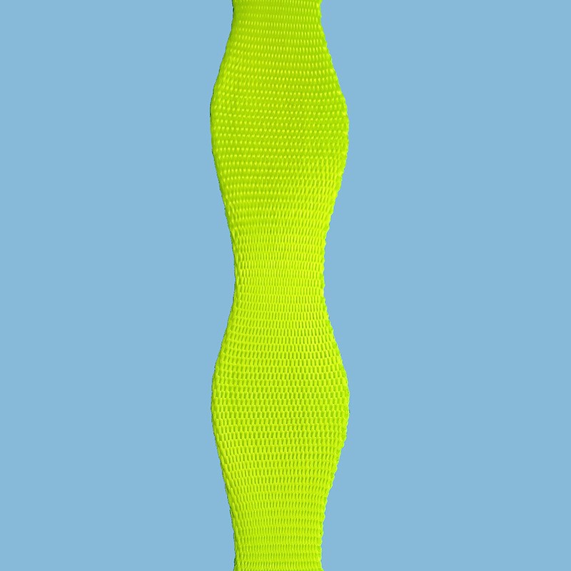 Source Factory Imitation Nylon Wide and Narrow Webbing Gourd Webbing Wave Keen Cohen Wang Baotou Sandal Material