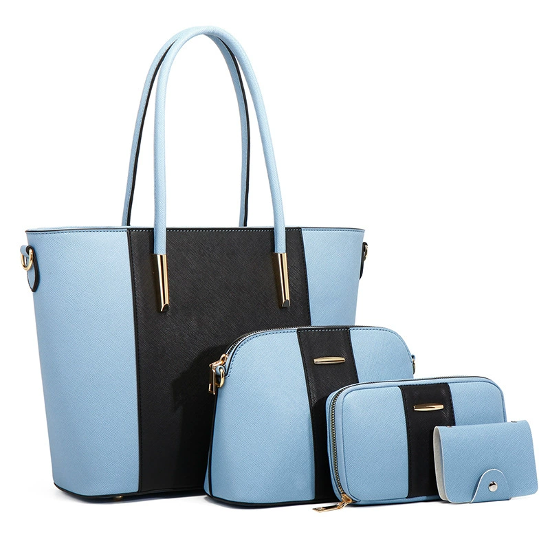 Модный фуксин handbag набор, ремень к сумке, городской стиль, стиль легкой роскоши, набор из 4 предметов