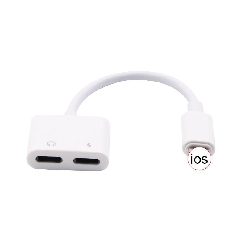 Suitable For Apple 7 Headphone Adapter Four-in-one IphoneXs 8 Dual-female Two-in-one Audio Adapter Cable