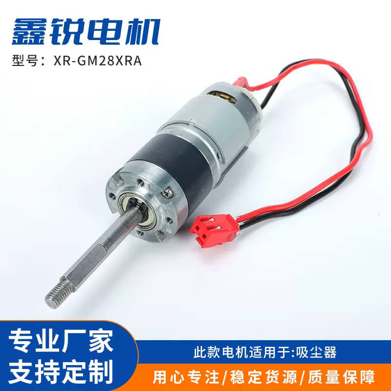 XRGM28XRA-R380大扭力微型减速电机车载吸尘器风扇无刷电机马达