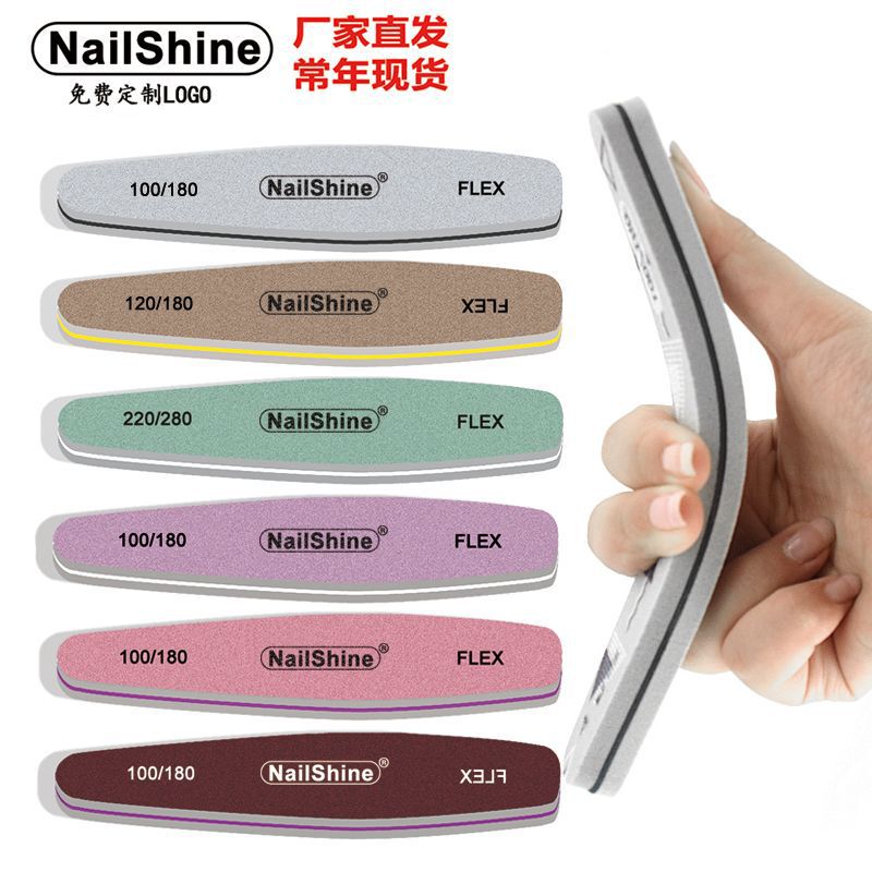 Sponge polishing rub double-sided grinding strip nail polishing file sponge strip nail repair grinding strip Sponge polishing rub double-sided grinding strip nail polishing file sponge strip nail repair grinding strip