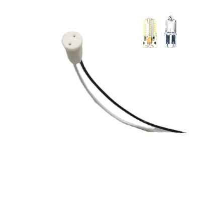 G4/G5.3/G9 portalámparas con alambre resistente a altas temperaturas portalámparas de cerámica de la lámpara soporte de la Copa MR11MR16 PIN