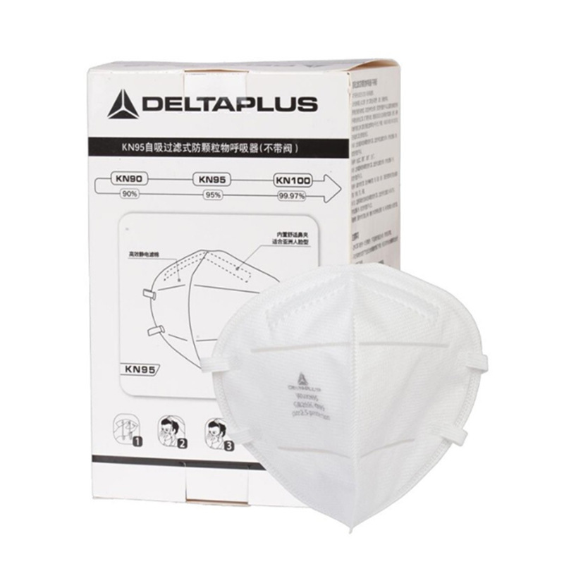 代尔塔 104095 KN95防尘口罩头戴式透气防工业粉尘灰尘口罩男女