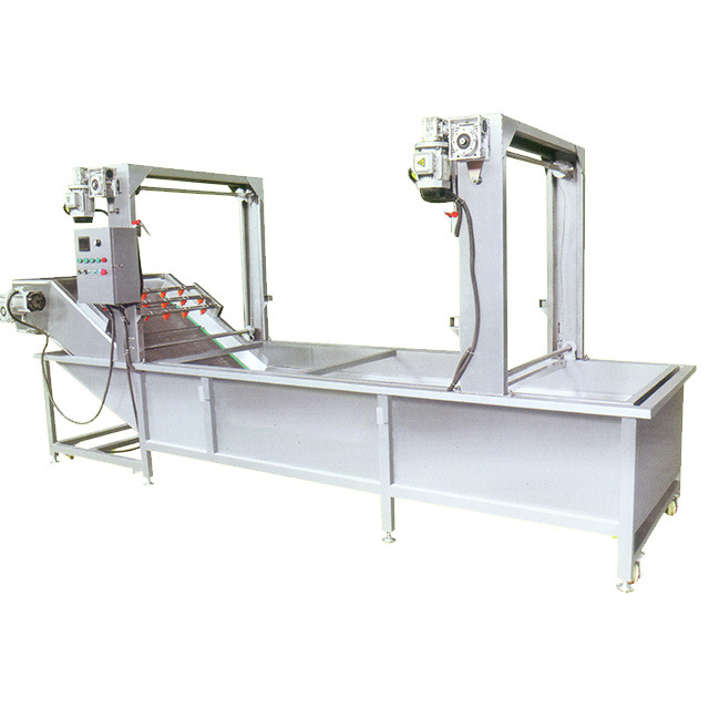 鲜土豆片油炸生产线 自动网带式江米条油炸锅 薯条薯片油炸流水线