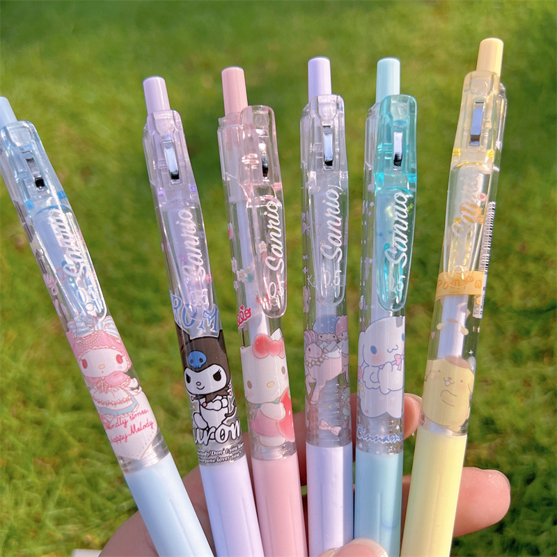 プレスペン高価値 ST プレスペンガールハートバッグゲルペン小学生ゼブラクリップ卸売黒ペン|undefined
