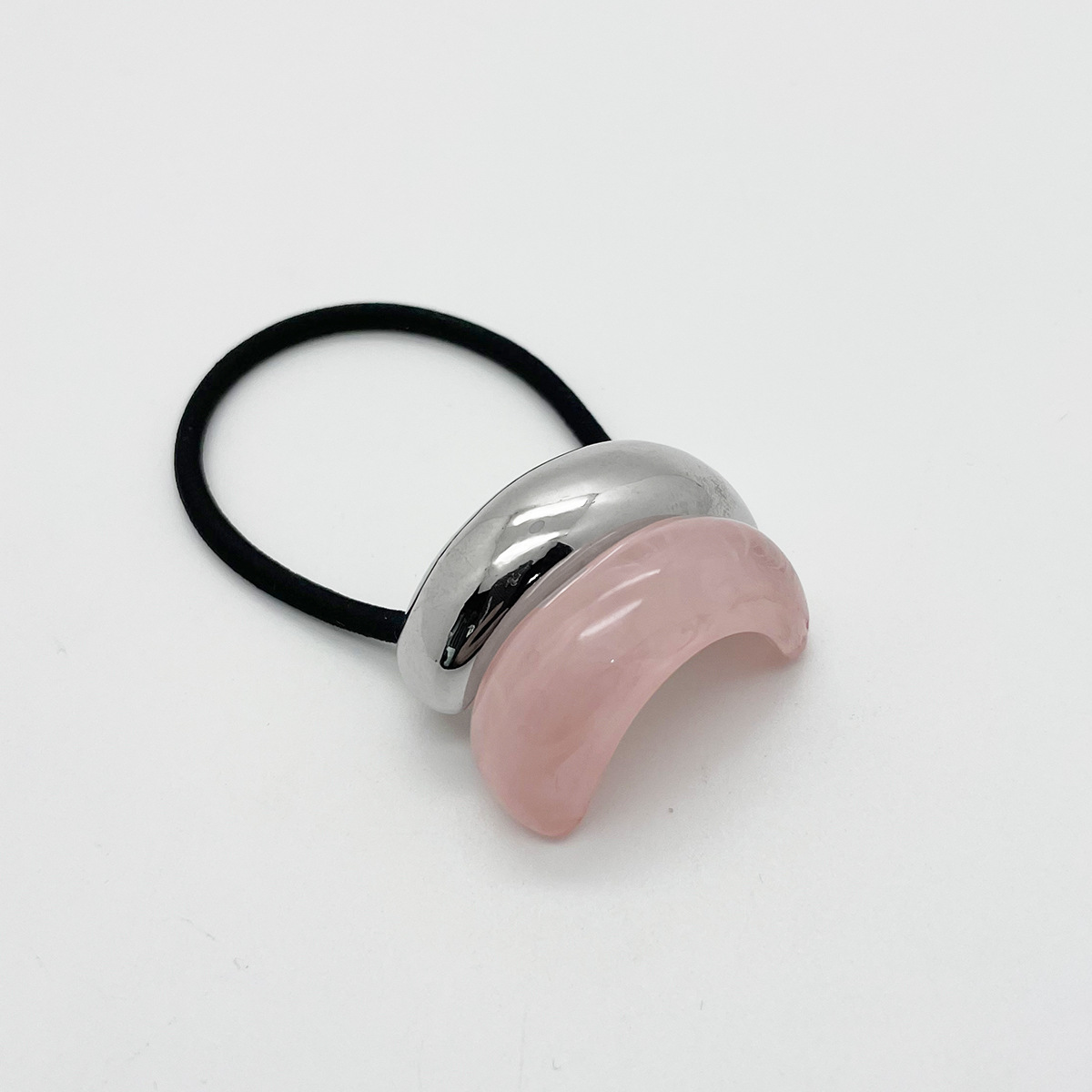 Elastico per capelli a forma di u con nappe per donna_voghion.com