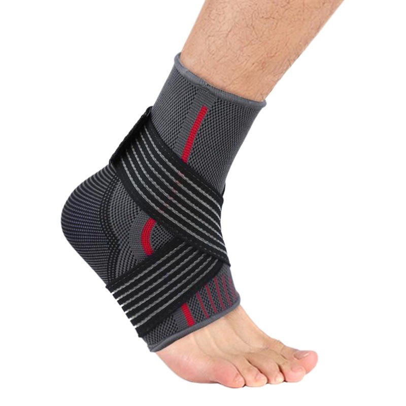 Nueva nylon pescado seda bobinado de punto protección del tobillo protección de esguince transpirable caliente a prueba de frío correr baloncesto Montañismo