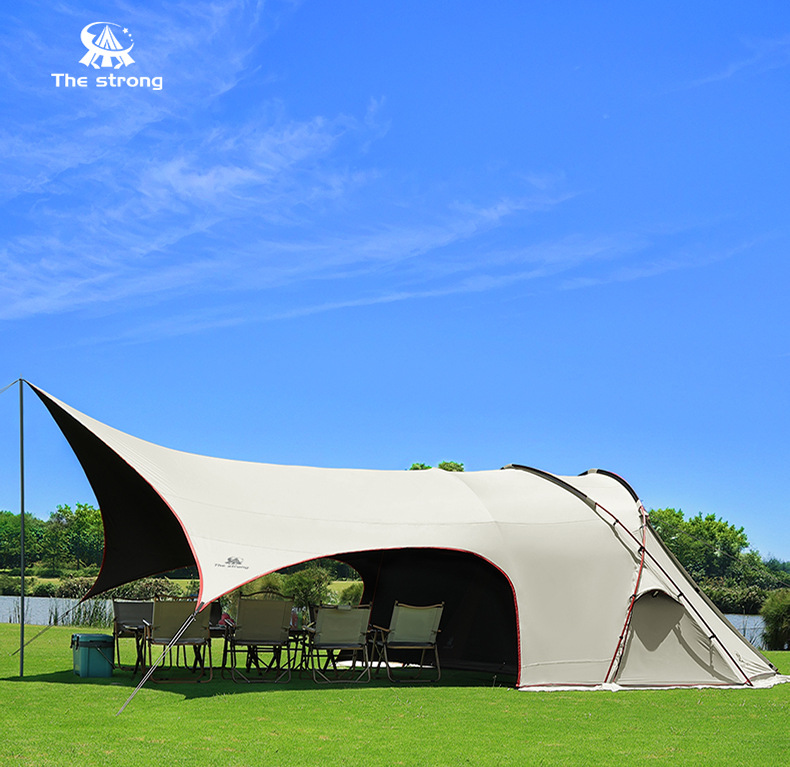 Donkey's Friend Outdoor Camping Tent Customization Multifunctional One-Bedroom-One-Living-Room Exhibition Hall Camping Canopy OEM