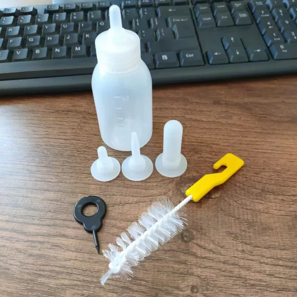60ml pet bottle suction nozzle kitten puppy hamster bottle special bottle nipple puppy small animal bottle