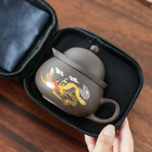 新款紫砂旅行茶具快客杯便携式小套装功夫户外泡茶壶商务伴手礼品