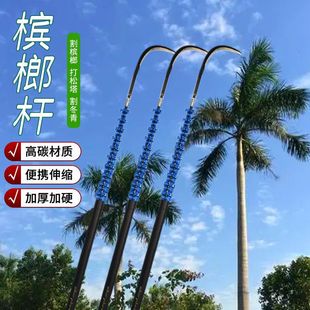 Extended Carbon Fiber Super Hard Betel Nut Pole for Fruit Picking, Multifunctional Ultra-Light Betel Nut Pole, Ultra-Light Carbon Fiber