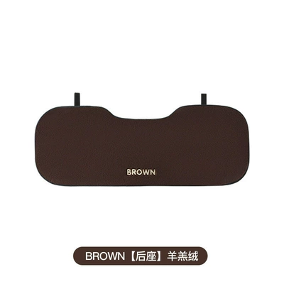 Wool Rear Seat Universal Seat Cover – Seat cushion, seat cover - lambskin-rear-seat-brown-model
