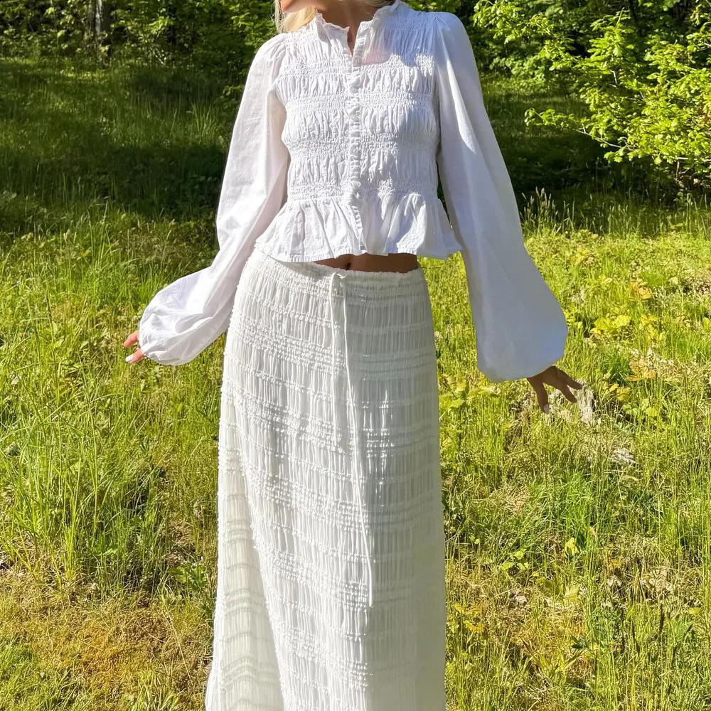Solid Colour Slim-fit Cardigan Shirt For Women Casual Versatile_voghion.com