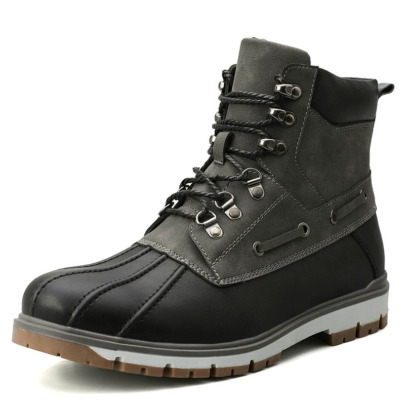 Ботинки‑черевики (Martens) с высокой флисовой подкладкой, демисезонные, большие размеры 38–47