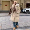 Off-white (off-white real raccoon dog fur collar)