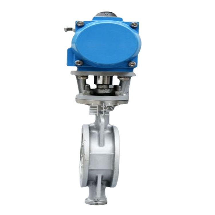 D673W-16P不锈钢气动双作用三偏心对夹硬密封蝶阀 DN50-DN1200