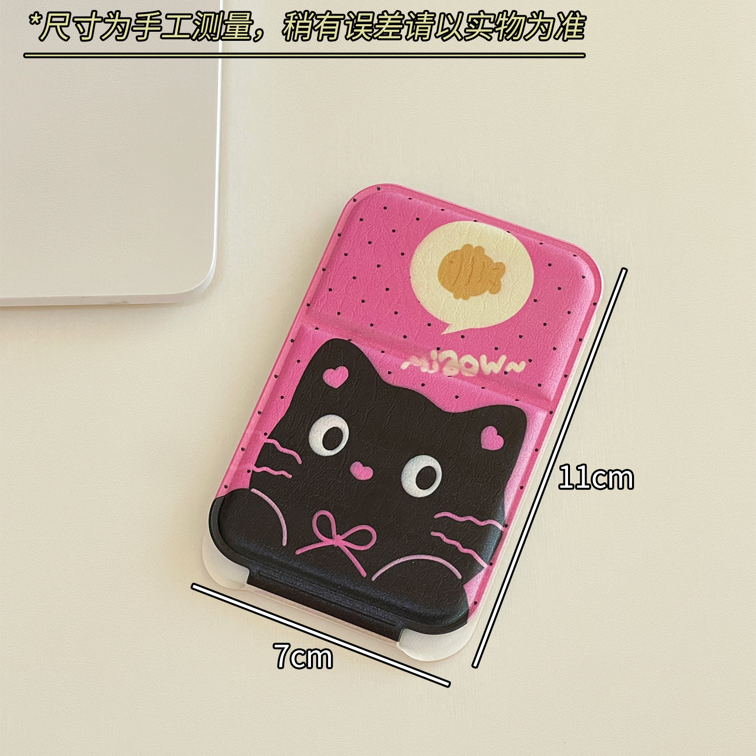 Lindo espejo de maquillaje plegable espejo de escritorio para estudiantes portátil dormitorio portátil portátil espejo de tocador portátil almacenamiento