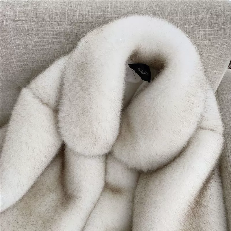 2023 новая норковая шуба мужской искусственной меха