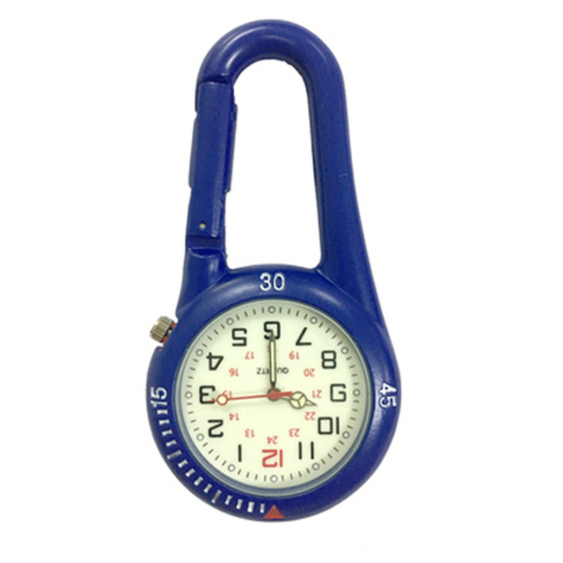 Calendario reloj mosquetón antiguo color mochila colgante reloj luminoso reloj de bolsillo reloj de cintura anciano reloj de enfermera estudiante reloj de tiempo