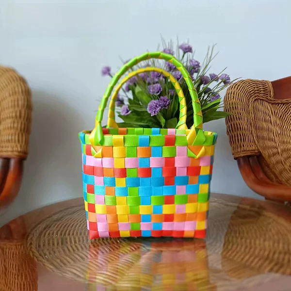 In-Stock Quick Delivery Gift Bags, Woven Hand Baskets, Pp Eco-Friendly, Direct Factory Wholesale, Can Be Mixed for Bulk Orders, Wedding Favors