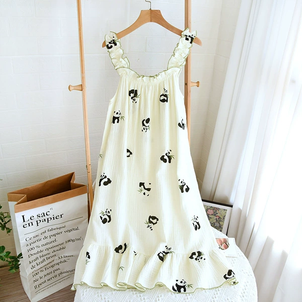 Slip dress, with little bears