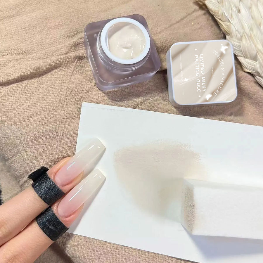 Unidad de manicuras de explosión de vibración, blush sin lavado, esmalte de uñas pintado, semisólido, se puede pegar.