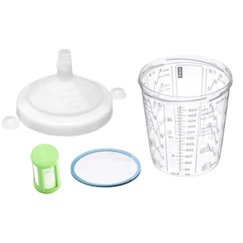 Немецкий пистолет-распылитель SATA многоцелевой пластиковый резервуар для краски прозрачная чашка для краски Санта без водяной краски горшок для пистолета