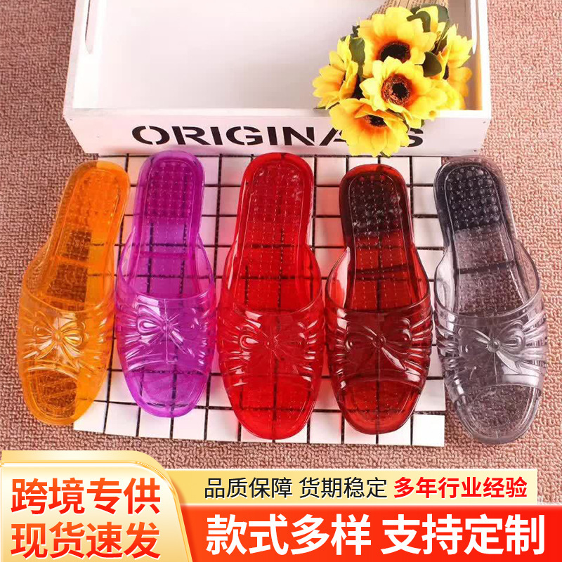 Women's shoes factory direct selling comfortable soft non-slip breathable crystal shoes cheap stall Vietnamese slippers explosions