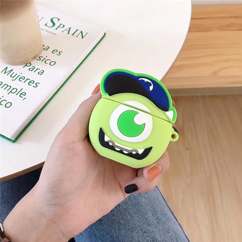 Airpods caso protector oso Apple Bluetooth auricular inalámbrico de dibujos animados lindo caja de silicona Shell aplicable