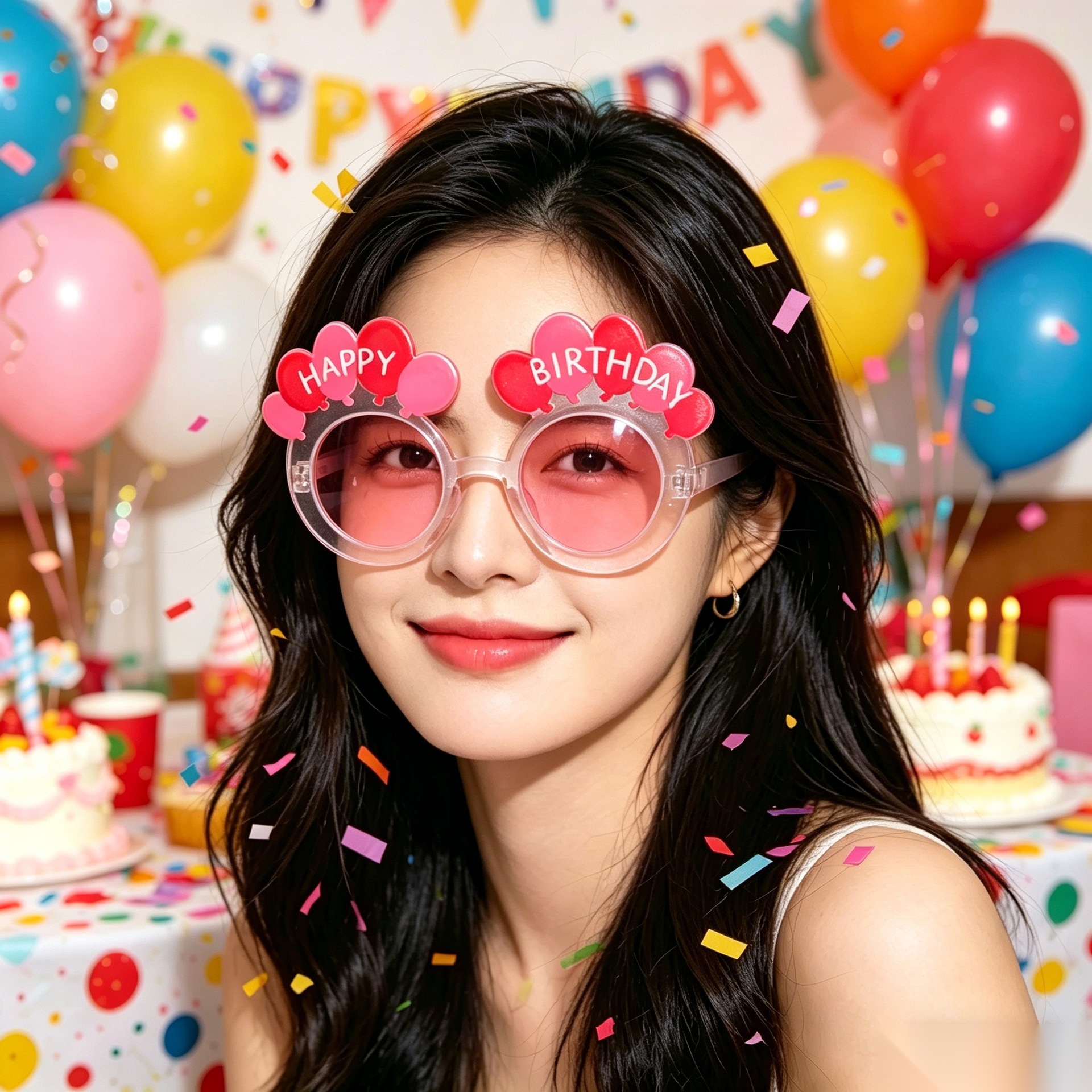 Cumpleaños temático fiesta gafas extrañas feliz cumpleaños pastel vela gafas de diseño de cumpleaños accesorios de fotos