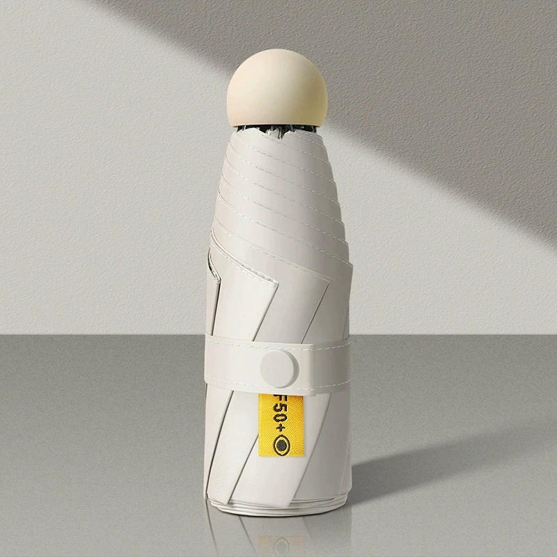 Small capsule solar-powered, umbrella, high-quality style, increased thickness, sun protection, custom-made