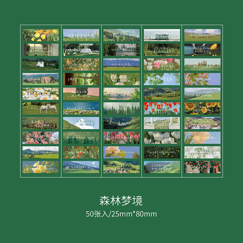 Mr. Pegatinas de papel douben serie creativa ins estilo diario material pegatinas decorativas 50 unidades