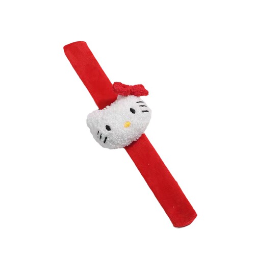 Children's snap ring cartoon plush doll couple bracelet creative decoration holiday hair accessories wedding small gifts