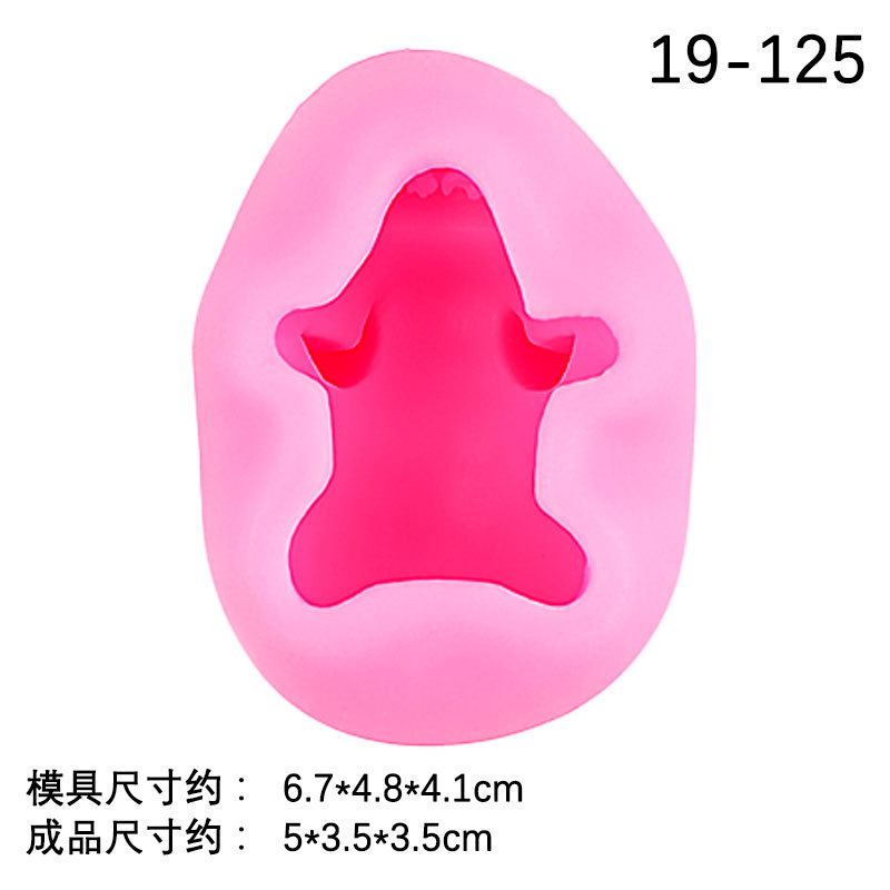 Tridimensional pequeño cerdo de oro molde de silicona molde de chocolate DIY mousse hornear postre