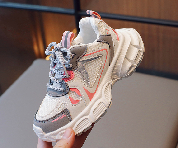 Spring Autumn New Lightweight Versatile Casual Boys' Sports with Breathable Mesh for Girls' Dad and Children's Student_voghion.com