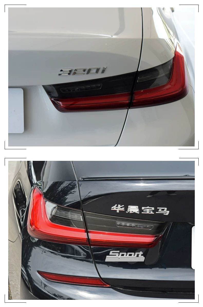 BMW new 3 Series car emblem modification for 330li, 325li, 328li, 335i, and XDrive models; rear emblem sticker