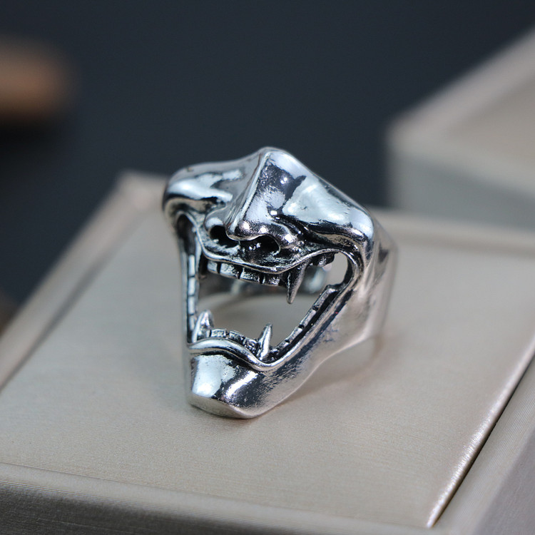Hip-hop Cool Style Animal Eye Rhombus Alloy Plating Unisex Rings display picture 5