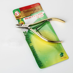 Nail care dead skin clipper D501 stainless steel gold dead skin nippers for toenail cuticles and hangnails grooming tool