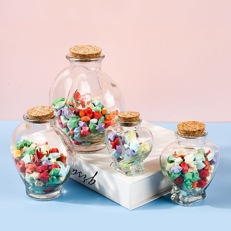 Морская бутылка для желаний Бутылка Губка Боб деревянная пробка Стеклянная бутылка Звездное небо ручной работы Эльф Набор для впитывания воды Большая жемчужная пробка