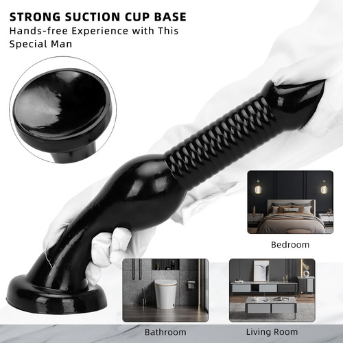 Big-head, extra-long, extra-large, extra-thick rear anal plug, wearing an anal strip for outdoor practice, anal torture tool, anal expansion tool, chrysanthemum anus