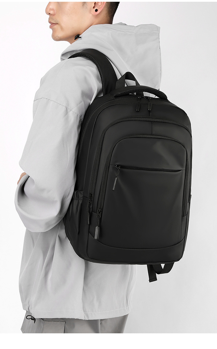 2024 New Korean version men's backpack, large capacity, simple commuting computer bag, junior high school and senior high school schoolbag, cross-border undefined