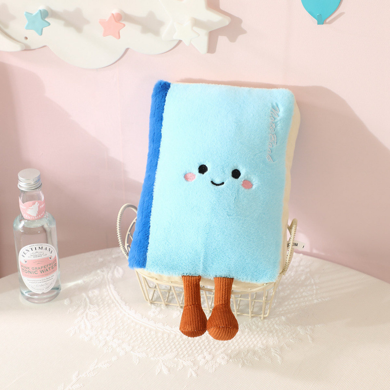 Papelería de estudiantes divertidos muñecas de peluche muñecas recta muñecas cuaderno muñecas nostálgicas almohada