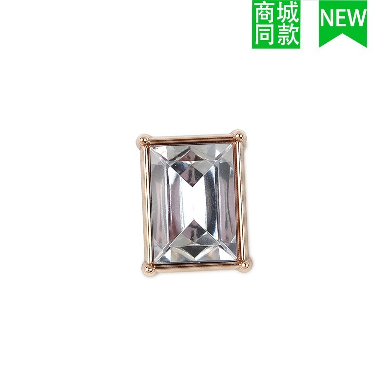 クロスボーダー卸売新しいクロックスアクセサリー靴バックル金属レターチェーン適応クロス靴花 DIY アクセサリー|undefined