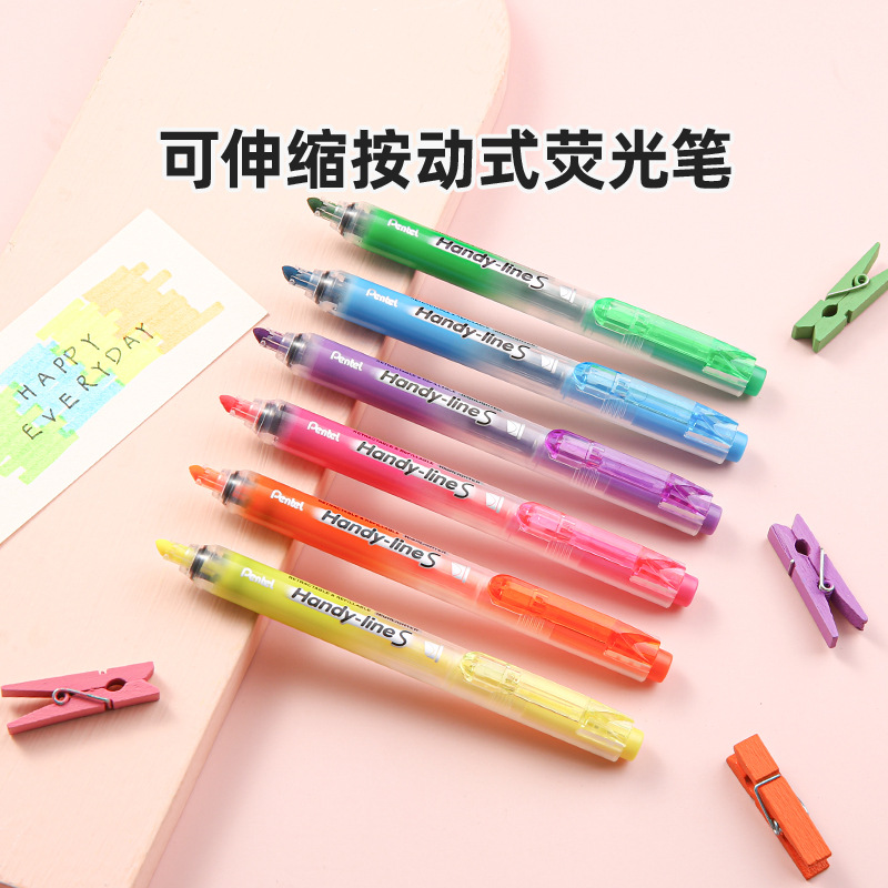 Japón PENTEL PAITON SXS15 bolígrafo de color de presión para estudiantes marcador de núcleo intercambiable