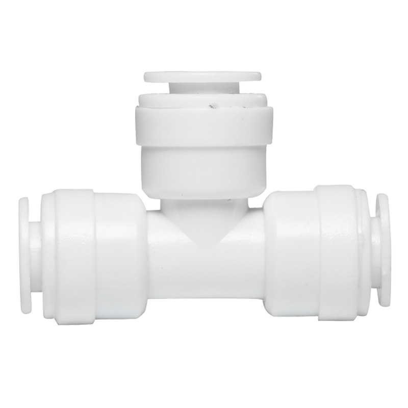 T-tipo purificador de agua pura máquina ro accesorios de la máquina de 2 puntos conexión rápida T-tipo tee 702 tee enchufe rápido conector