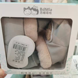 冬季宝宝牛筋底加厚毛绒防滑学步鞋婴儿时尚高筒保暖鞋14-16码