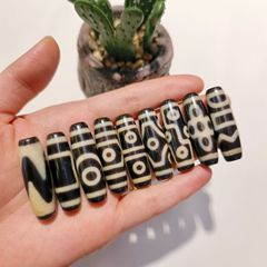 厂家台湾天珠马蹄风化牙黄包浆工艺散珠串珠手链项链珠【五A级】
